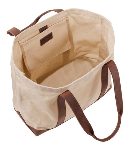 Leather-Trim Waxed Canvas Tote | L.L.Bean near me