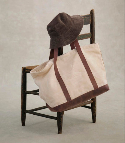 Leather-Trim Waxed Canvas Tote | L.L.Bean near me