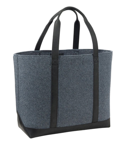 Leather-Trim Wool Tote | L.L.Bean discount