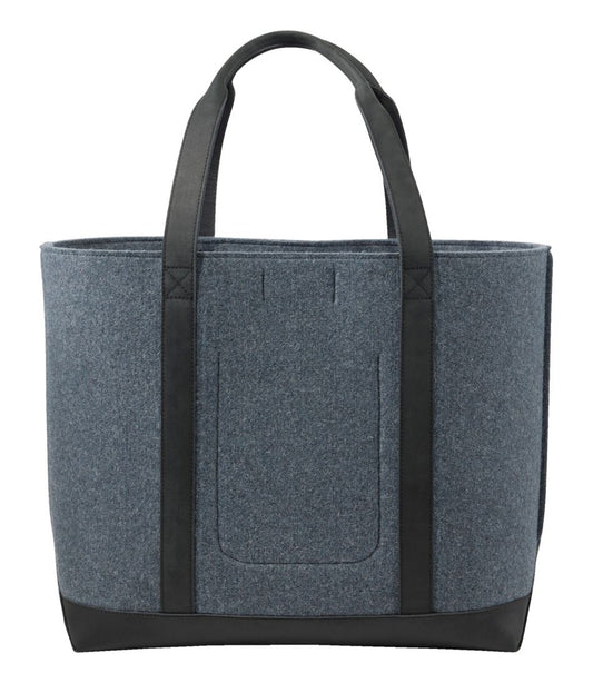 Leather-Trim Wool Tote | L.L.Bean discount