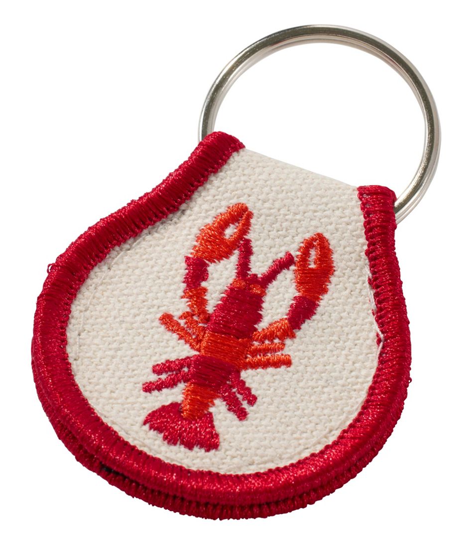 Embroidered Patch Charm, Lobster | L.L.Bean online