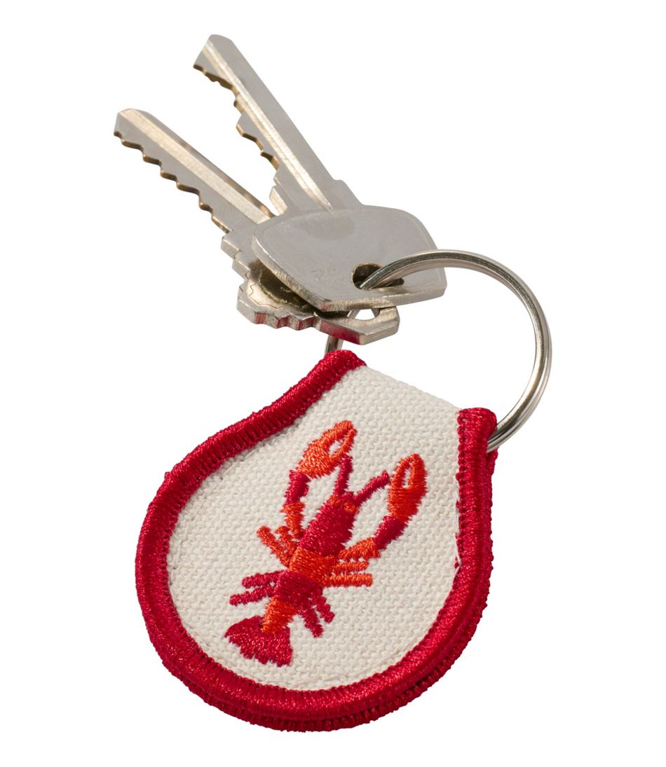 Embroidered Patch Charm, Lobster | L.L.Bean online
