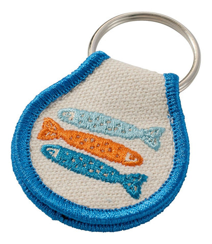 Embroidered Patch Charm, Fish | L.L.Bean online