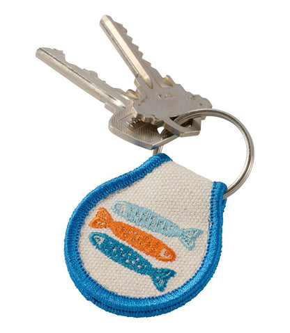 Embroidered Patch Charm, Fish | L.L.Bean online