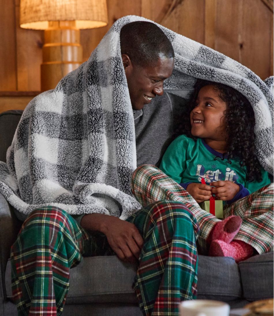Cozy Plush Throw, Plaid | L.L.Bean for sale