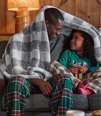 Cozy Plush Throw, Plaid | L.L.Bean for sale