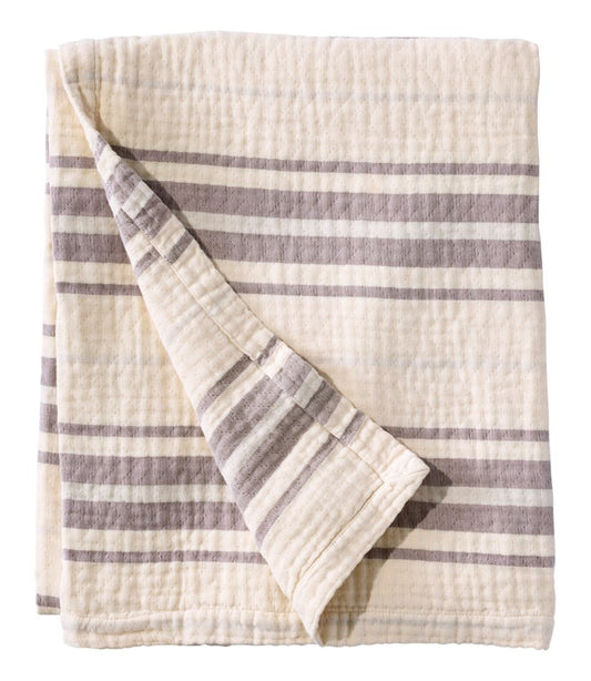 Lightweight Cotton Gauze Throw, Stripe | L.L.Bean near me