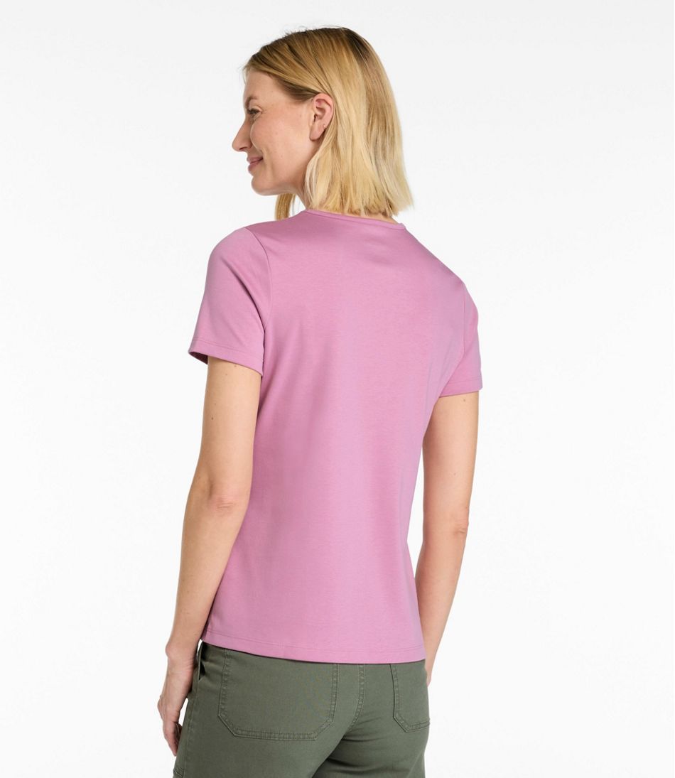 Women's Pima Cotton Tee, Short-Sleeve Crewneck | L.L.Bean near me