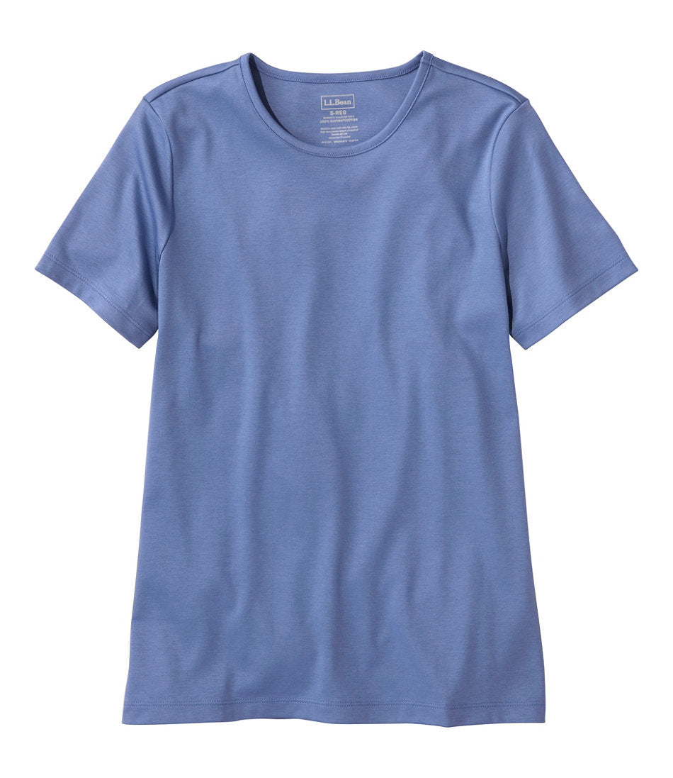 Women's Pima Cotton Tee, Short-Sleeve Crewneck | L.L.Bean near me - US 3463
