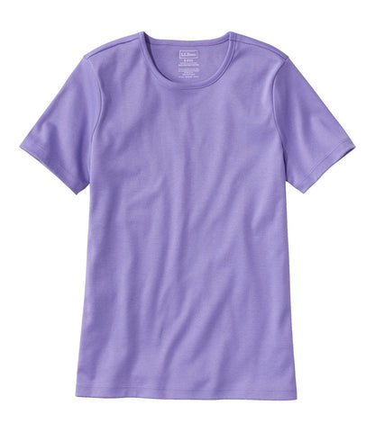 Women's Pima Cotton Tee, Short-Sleeve Crewneck | L.L.Bean near me - US 3463
