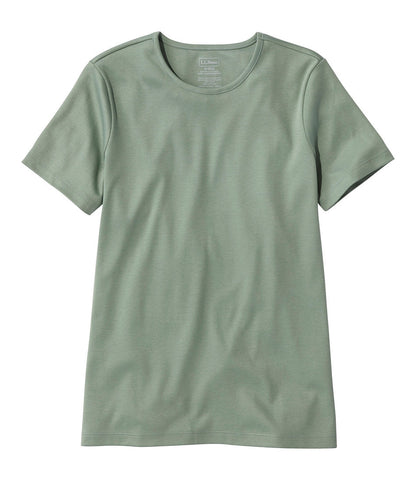 Women's Pima Cotton Tee, Short-Sleeve Crewneck | L.L.Bean near me - US 3463