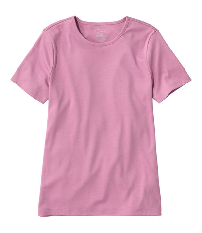 Women's Pima Cotton Tee, Short-Sleeve Crewneck | L.L.Bean near me - US 3463
