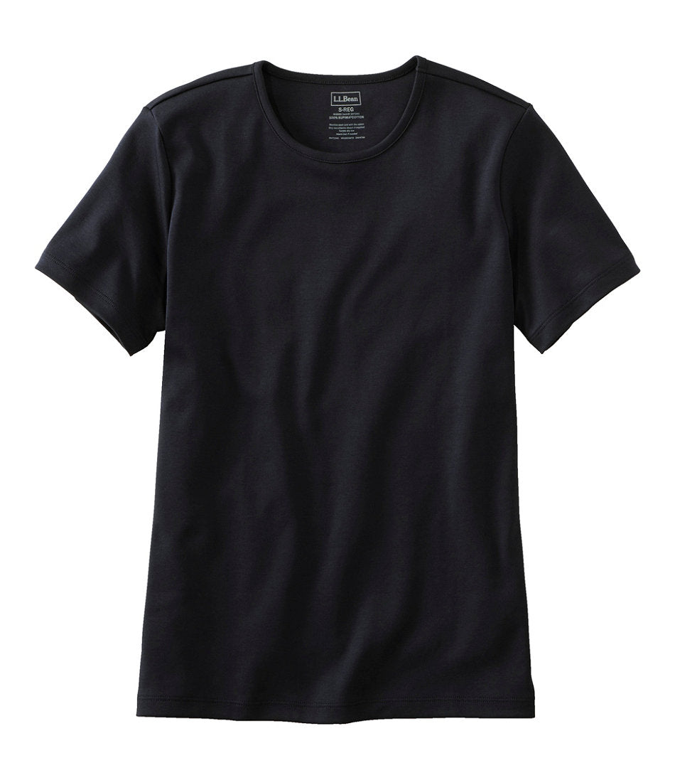 Women's Pima Cotton Tee, Short-Sleeve Crewneck | L.L.Bean near me - US 3463