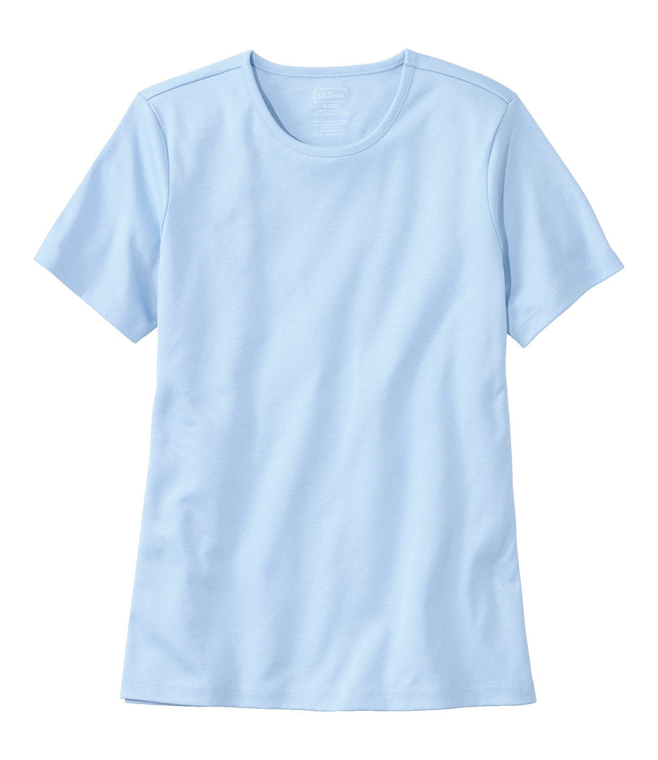 Women's Pima Cotton Tee, Short-Sleeve Crewneck | L.L.Bean near me - US 3463