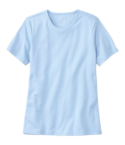 Women's Pima Cotton Tee, Short-Sleeve Crewneck | L.L.Bean near me - US 3463