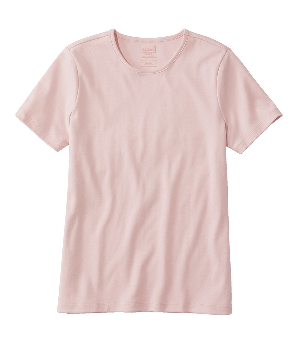 Women's Pima Cotton Tee, Short-Sleeve Crewneck | L.L.Bean near me - US 3463
