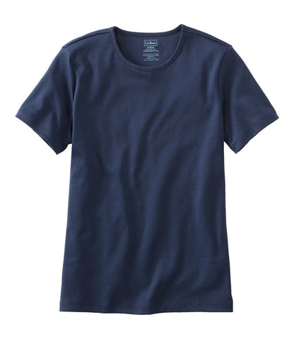 Women's Pima Cotton Tee, Short-Sleeve Crewneck | L.L.Bean near me - US 3463
