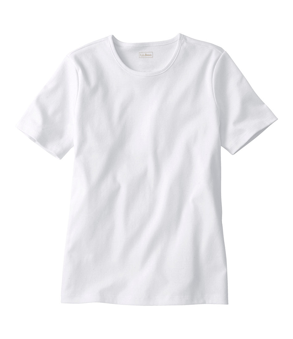 Women's Pima Cotton Tee, Short-Sleeve Crewneck | L.L.Bean near me - US 3463