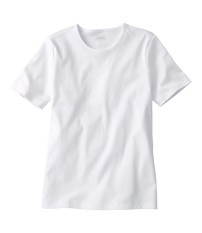 Women's Pima Cotton Tee, Short-Sleeve Crewneck | L.L.Bean near me - US 3463