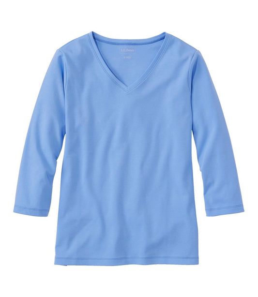 Women's L.L.Bean V-Neck, Three-Quarter-Sleeve | L.L.Bean on sale