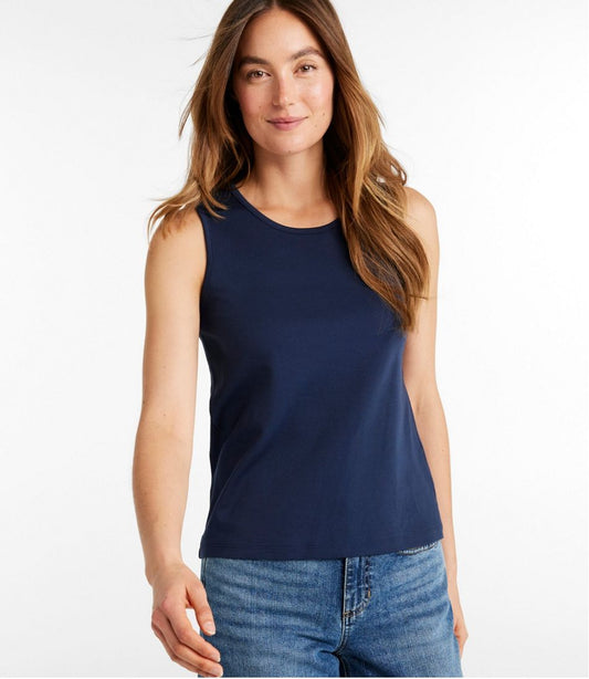 Women's Pima Cotton Tee, Shell | L.L.Bean near me