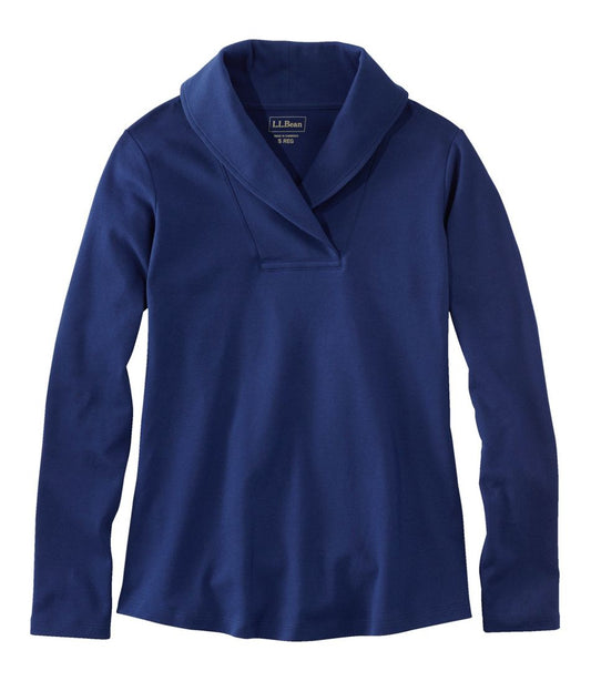 Women's L.L.Bean Pullover, Long-Sleeve Shawl Collar | L.L.Bean outlet