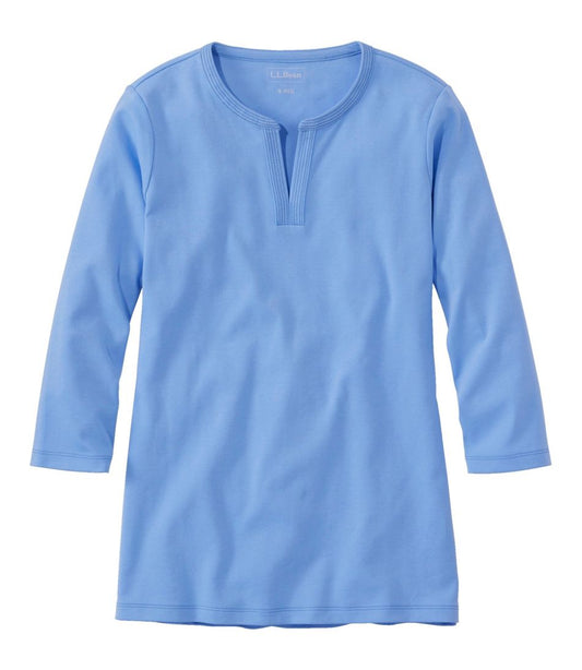 Women's L.L.Bean Tee, Three-Quarter-Sleeve Splitneck Tunic | L.L.Bean discount