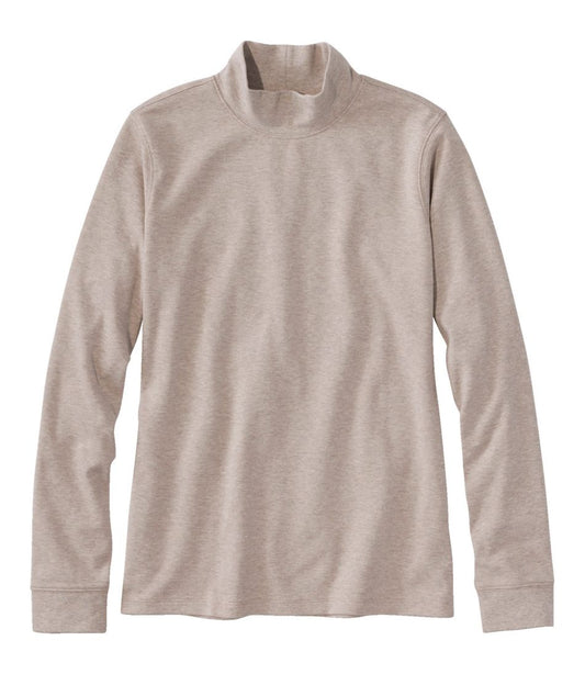 Women's L.L.Bean Interlock Mock-Turtleneck, Long-Sleeve | L.L.Bean outlet