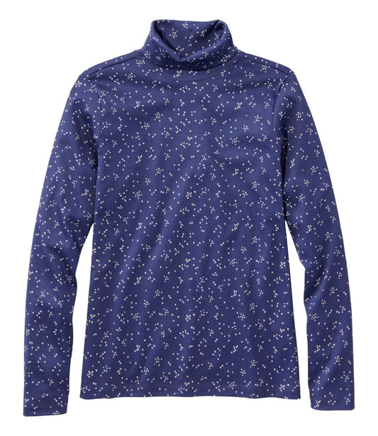 Women's Pima Cotton Turtleneck, Long-Sleeve Print | L.L.Bean discount