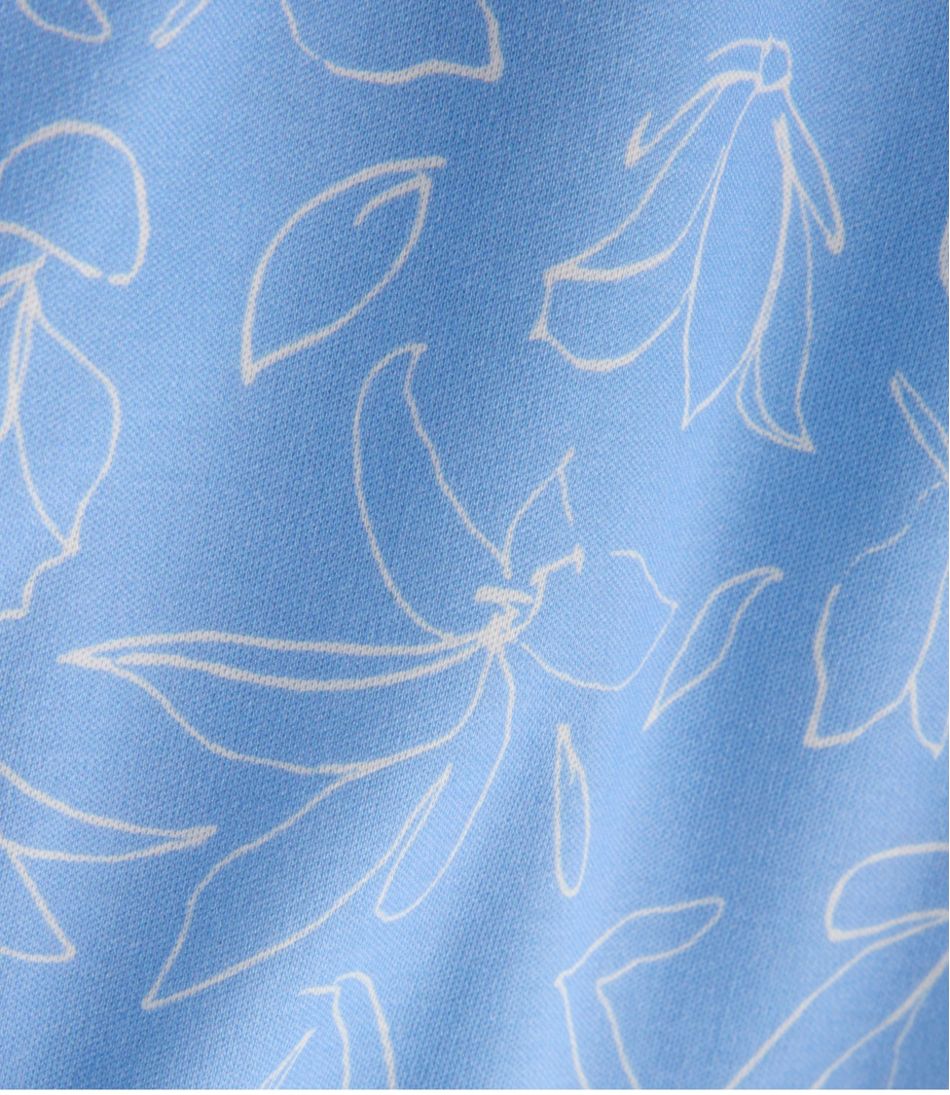 Women's Pima Cotton Tunic, Three-Quarter-Sleeve Splitneck Print | L.L.Bean discount