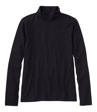 Women's Soft Stretch Supima-Blend Tee, Turtleneck | L.L.Bean on sale - US 3003