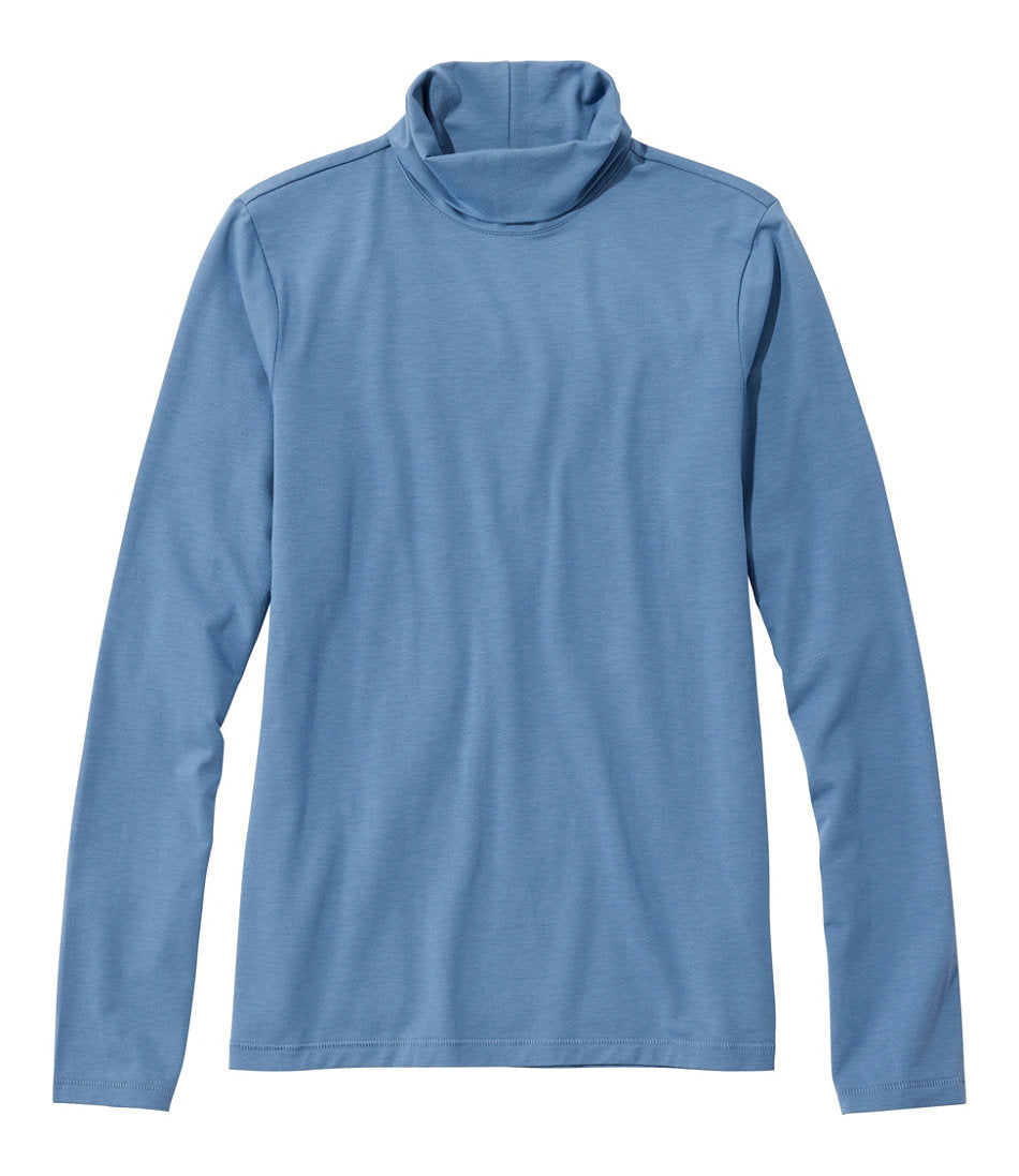 Women's Soft Stretch Supima-Blend Tee, Turtleneck | L.L.Bean on sale - US 3003