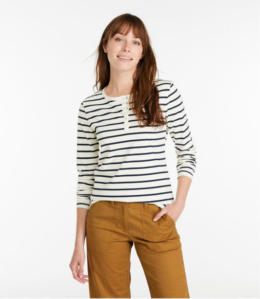 Women's Signature Rangeley Cotton Tee, Henley | L.L.Bean discount