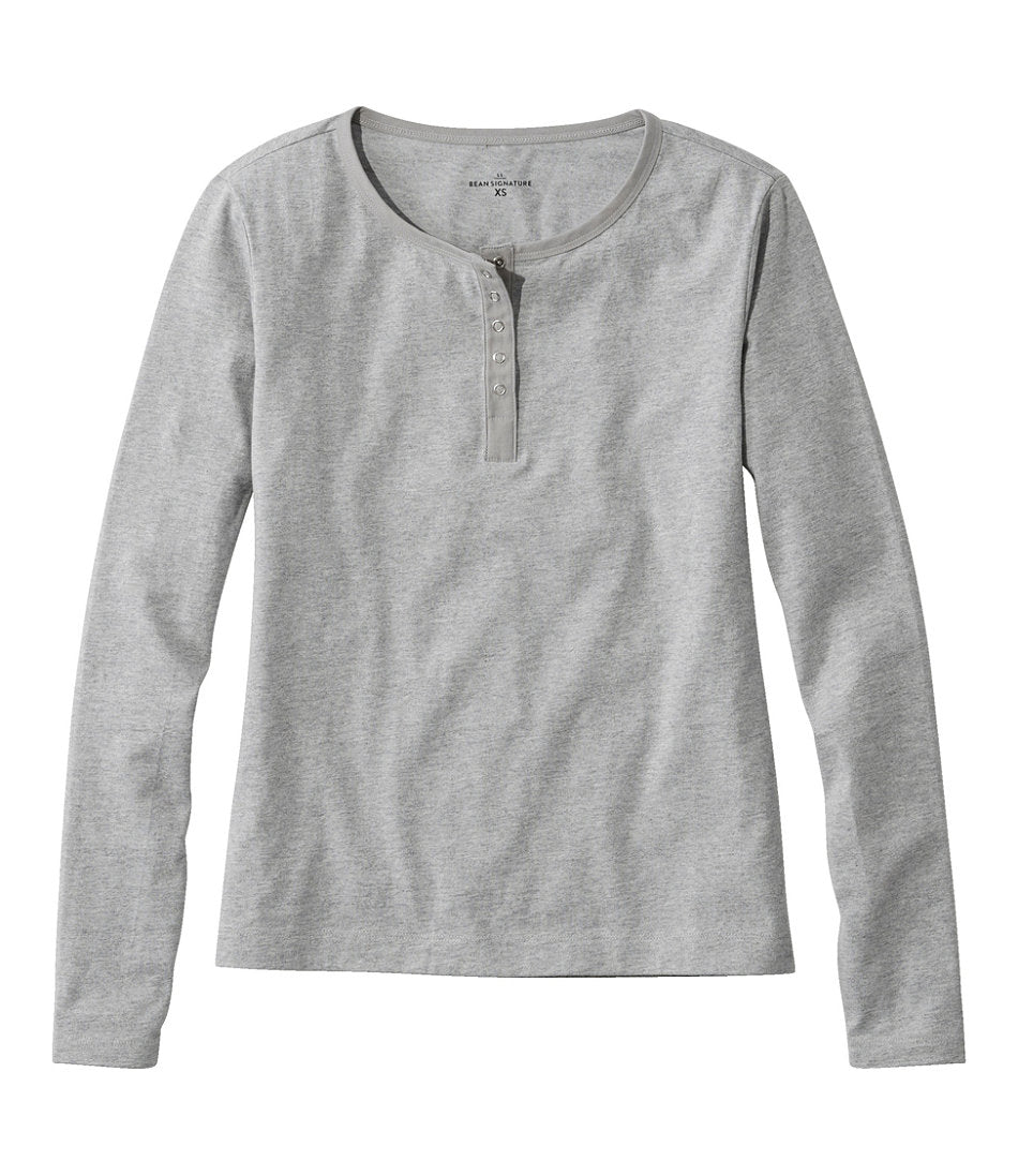 Women's Signature Rangeley Cotton Tee, Henley | L.L.Bean discount - US 4851
