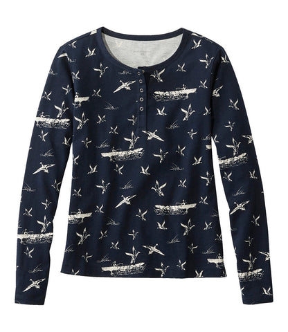 Women's Signature Rangeley Cotton Tee, Henley | L.L.Bean discount - US 4851