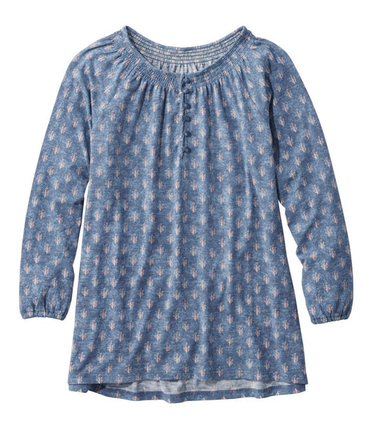 Women's Camden Hills Tee, Three-Quarter-Sleeve Print | L.L.Bean sale