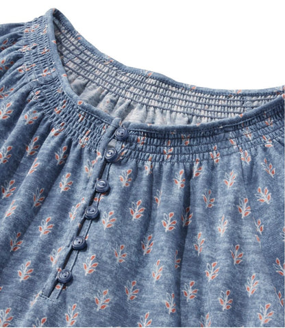 Women's Camden Hills Tee, Three-Quarter-Sleeve Print | L.L.Bean sale