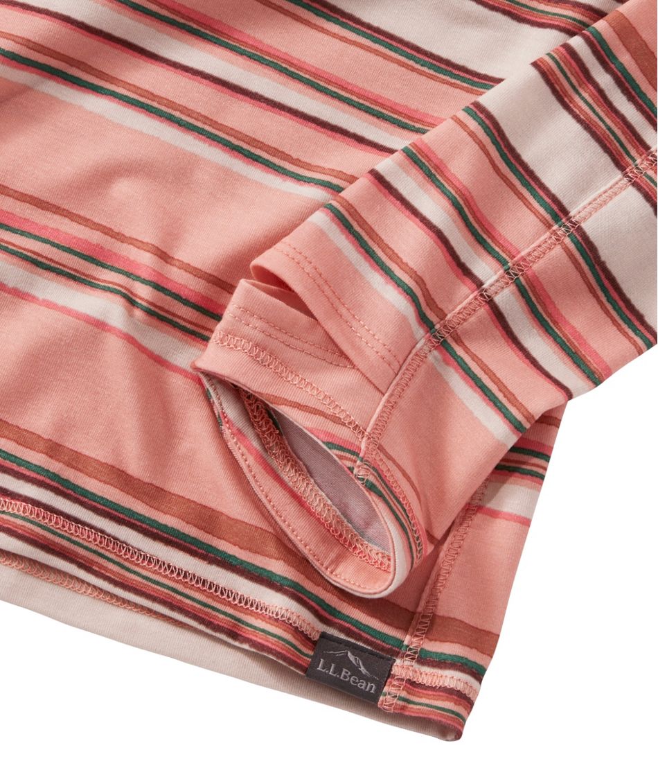 Women's Everyday SunSmart® Tee, Crewneck Long-Sleeve Stripe | L.L.Bean for sale