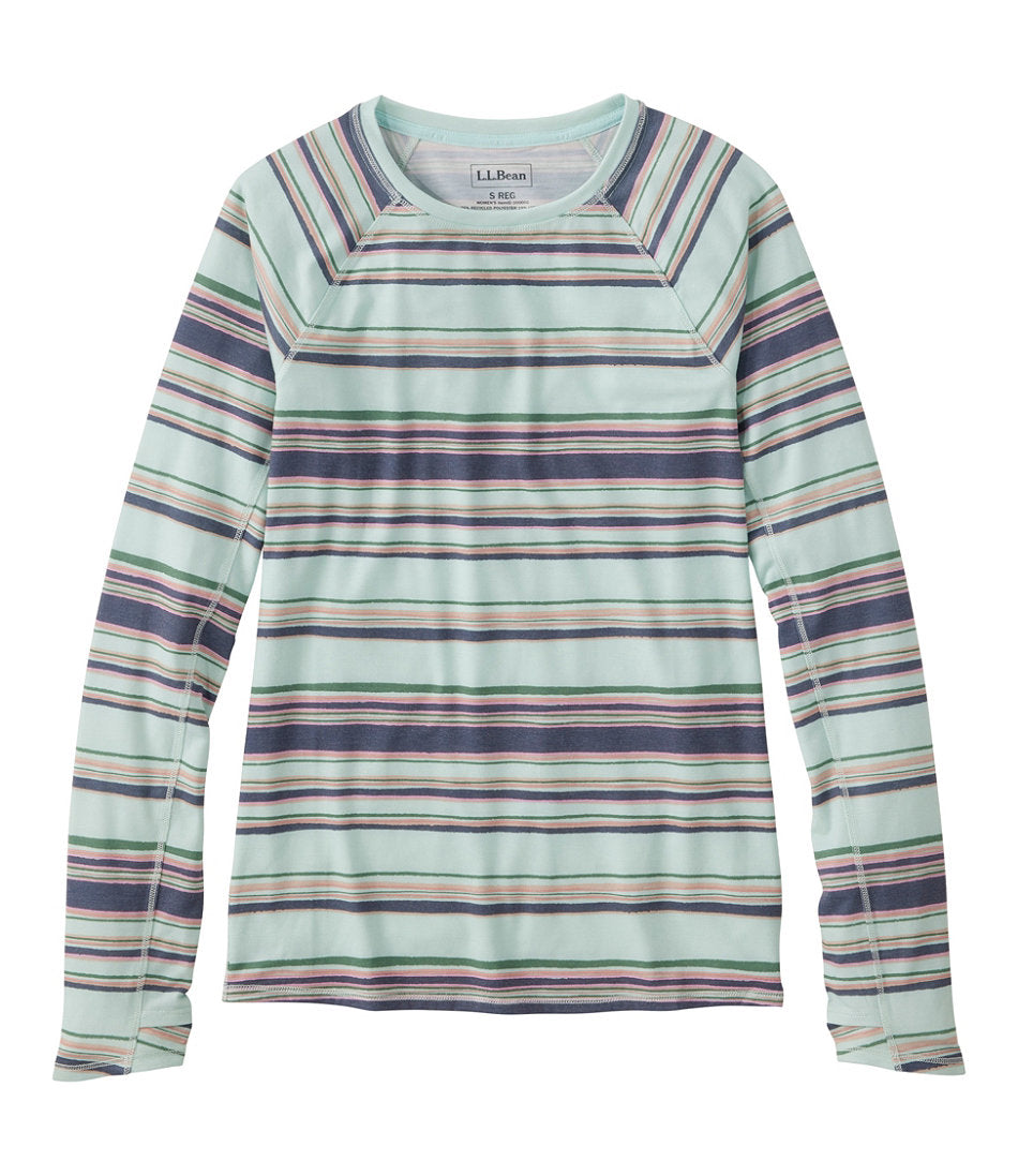 Women's Everyday SunSmart® Tee, Crewneck Long-Sleeve Stripe | L.L.Bean for sale - US 5888