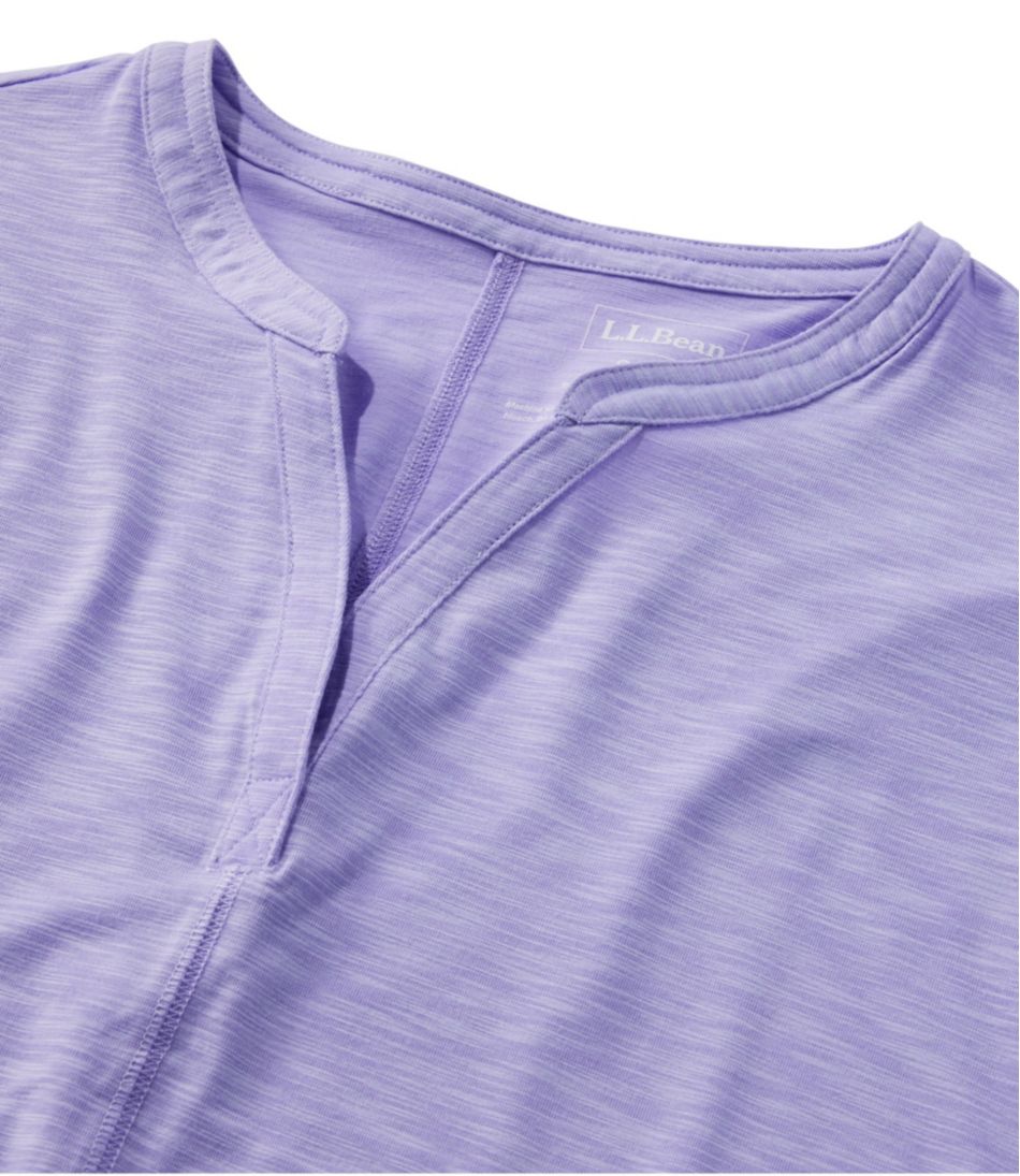 Women's Streamside Tee, Short-Sleeve Splitneck | L.L.Bean on sale
