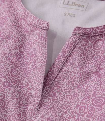 Women's L.L.Bean Tee, Short-Sleeve Notch-Neck Print | L.L.Bean near me