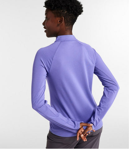 Women's Access Trail Pullover, Long-Sleeve Quarter-Zip | L.L.Bean online