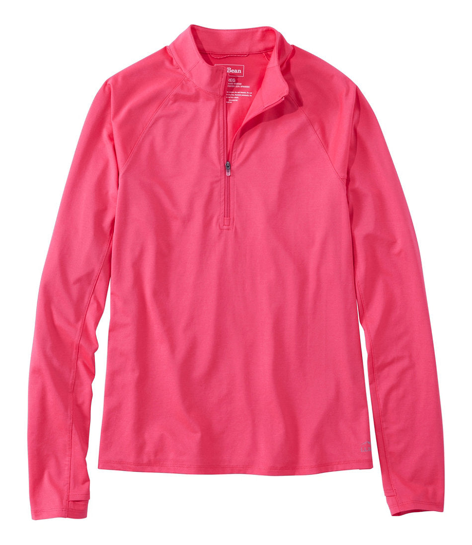 Women's Access Trail Pullover, Long-Sleeve Quarter-Zip | L.L.Bean online - US 8651