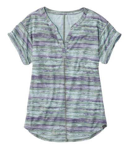 Women's Streamside Tee, Short-Sleeve Splitneck Print | L.L.Bean for sale - US 8509