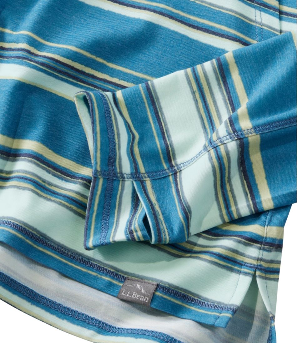 Women's Everyday SunSmart® Hooded Pullover, Long-Sleeve Stripe | L.L.Bean on sale