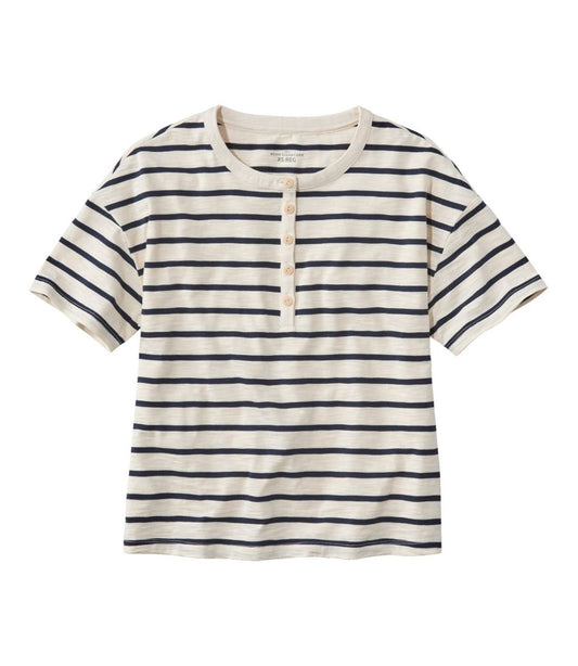 Women's Signature Slub Tee, Short-Sleeve Henley Novelty | L.L.Bean discount