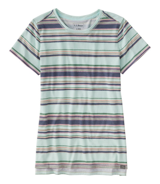Women's Everyday SunSmart® Tee, Short-Sleeve Stripe | L.L.Bean online
