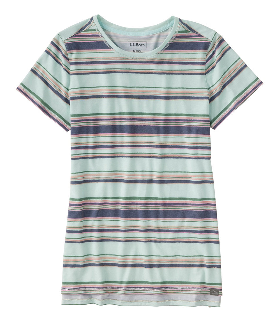 Women's Everyday SunSmart® Tee, Short-Sleeve Stripe | L.L.Bean online - US 9727