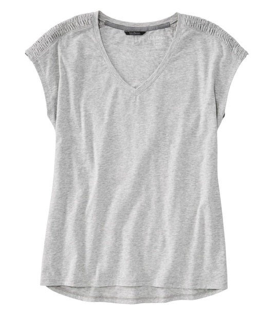 Women's Beyond Soft V-Neck Tee, Short Sleeve | L.L.Bean for sale
