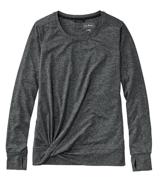 Women's VentureSoft Twist-Front Top, Long-Sleeve | L.L.Bean on sale